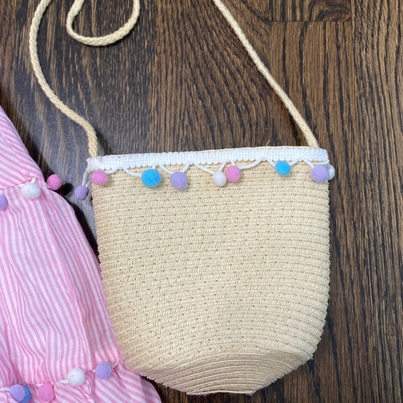 NWT Tommy Bahama Seersucker and PomPom Ball Dress size 4 - Picture 7 of 7